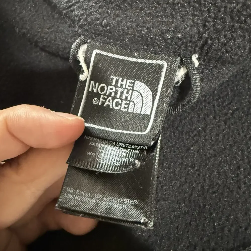 The North Face Mens M TKA 100 Glacier Full Zip Fleece Jacket Black